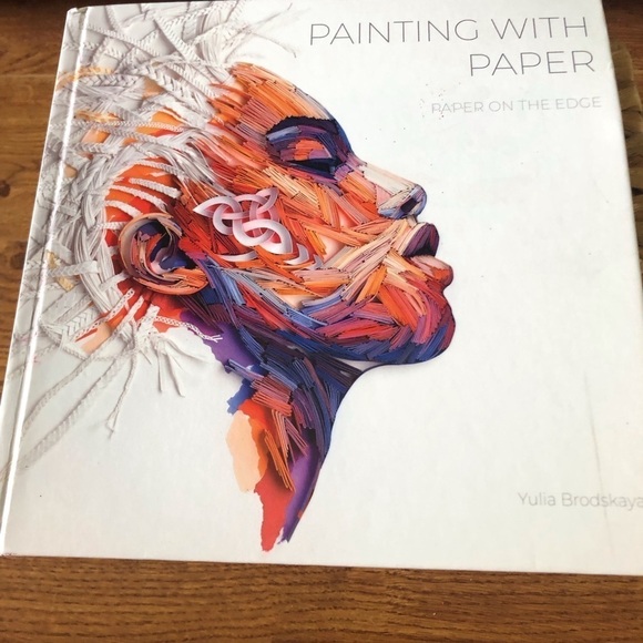 Painting with Paper: Paper on the Edge hardcover book coffee table - Picture 1 of 8